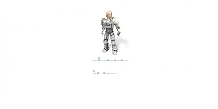 未来3D机器设计网页模板