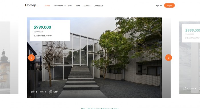 个性建筑设计方案响应式网站模板
