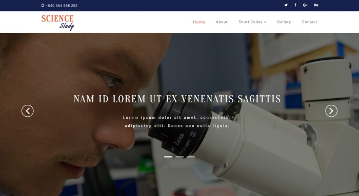 科学研究所响应式网页模板